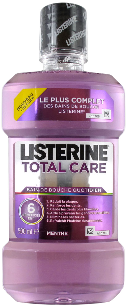 Listerine total care eau buccale anti bacteries