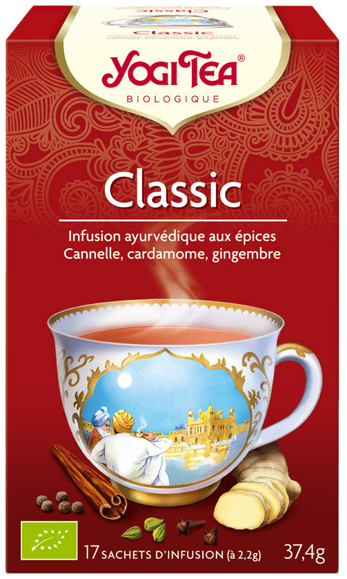 Yogi tea classic infusion ayurvédique 17 sachets