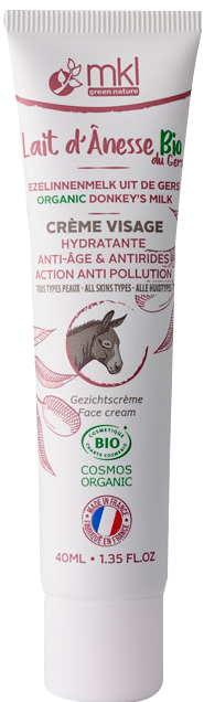 Lait d'ânesse bio crème visage