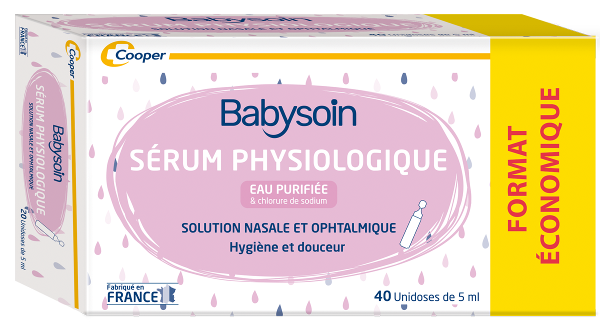 Sérum physiologique solution nasale